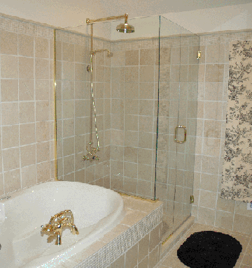 Style 5Fbn Frameless Shower Door